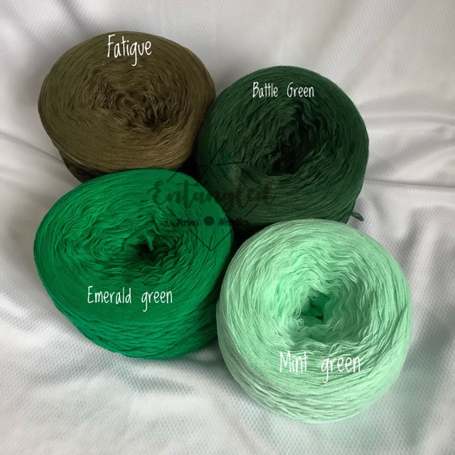 GREENS: Indophil Acrylic Yarn