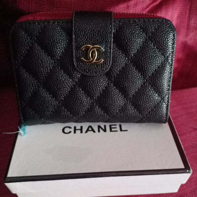 Chanel caviar online wallet