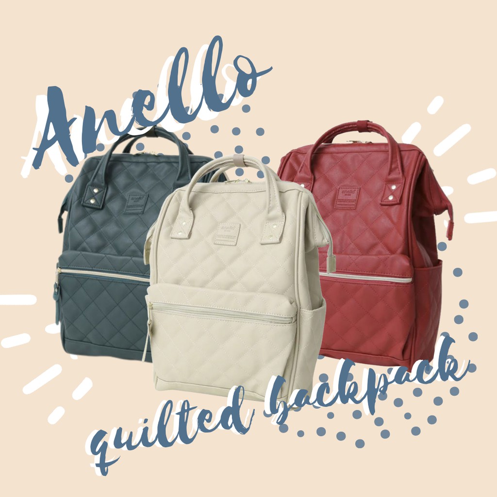 Anello quilting backpack sale