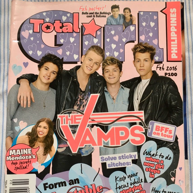 Total Girl Vol. 11 No. 6 Feb 2016 Issue - The Vamps Cover (WITH