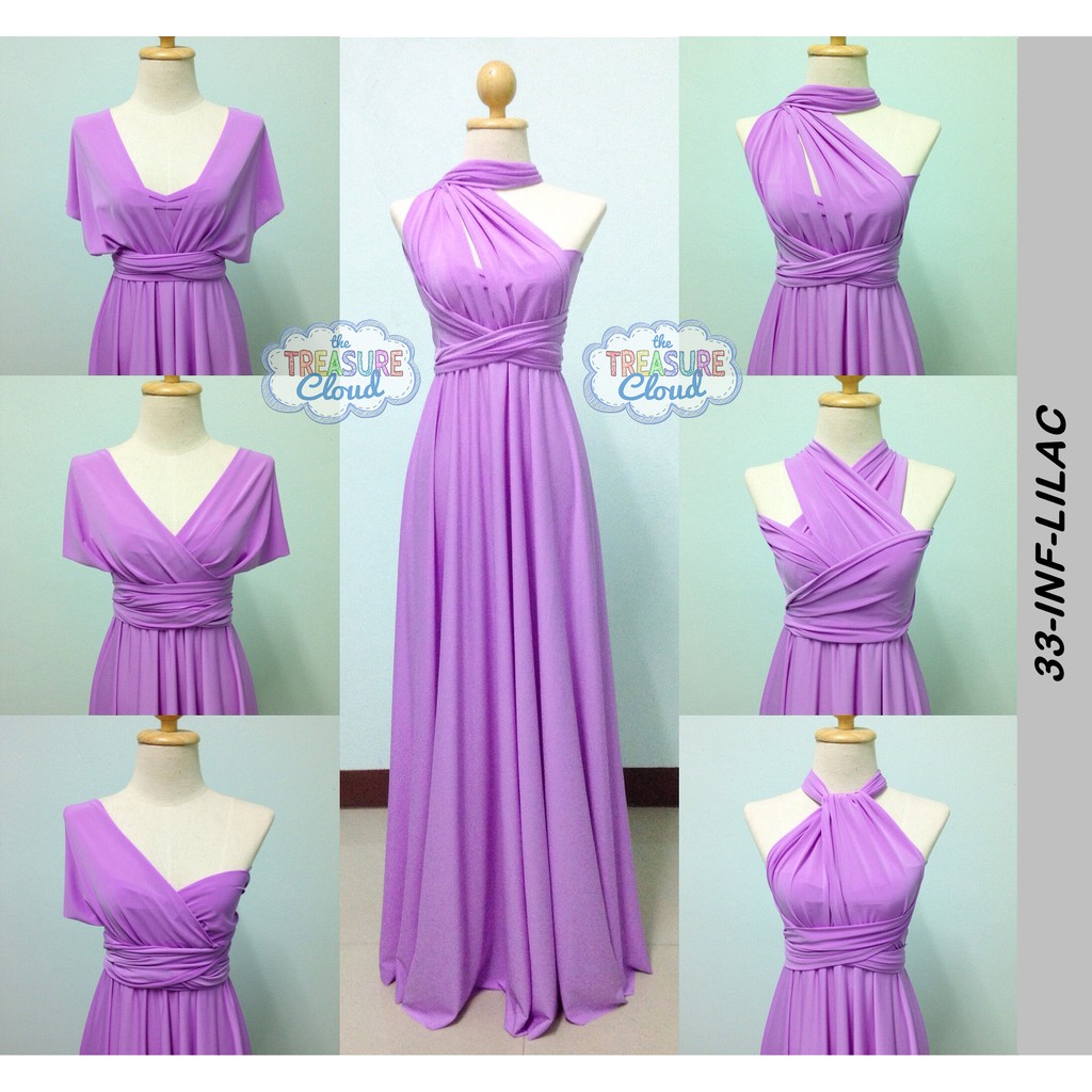 Lilac store infinity dress