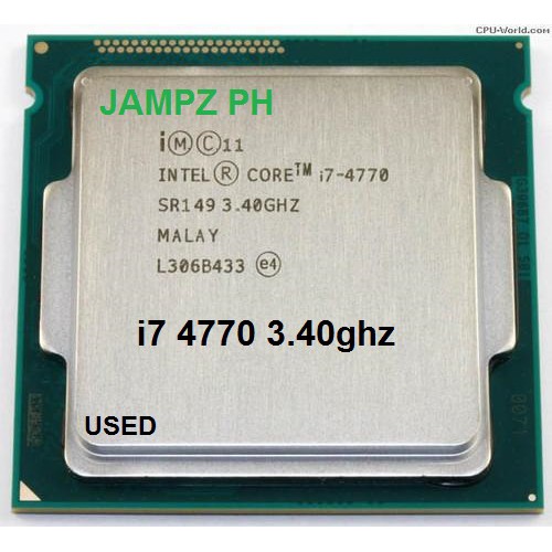 i7 4770 3.4ghz socket 1150 4th gen processor | Shopee