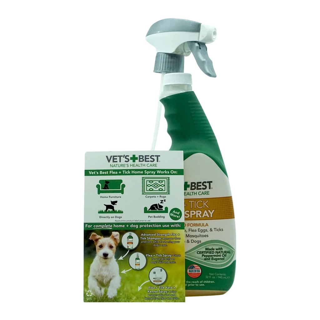 Vet's Best Flea Tick Yard Kennel Spray 32 Oz, 60 OFF