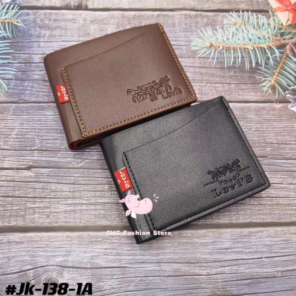 Men s levi s design pocket size wallet Shopee Philippines