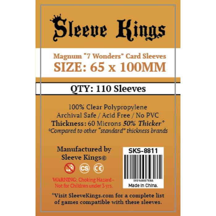 Sleeve Kings Mini USA Card Sleeves (41x63mm) - 110 Pack, -SKS-8801 –  sleevekings