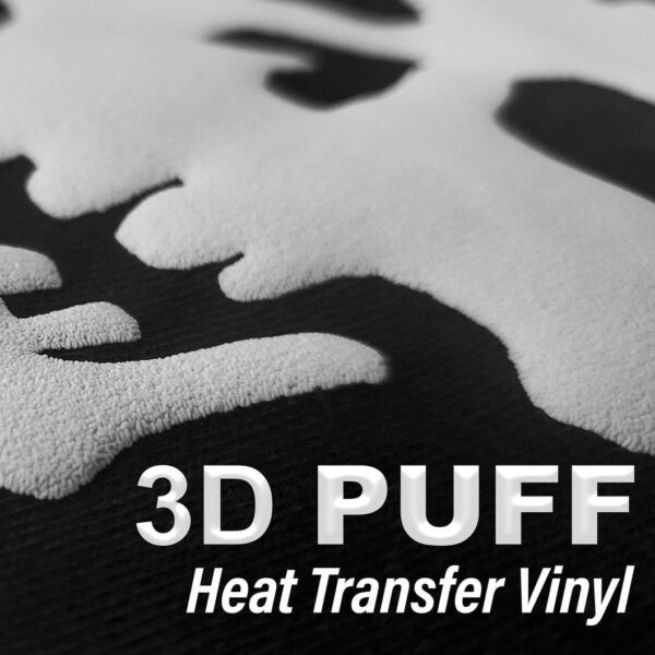 Grey PARART 3D Puff Heat Transfer Vinyl (HTV)