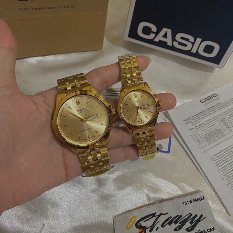 Casio Couple Watch Japan Original Manufactured Shopee Philippines