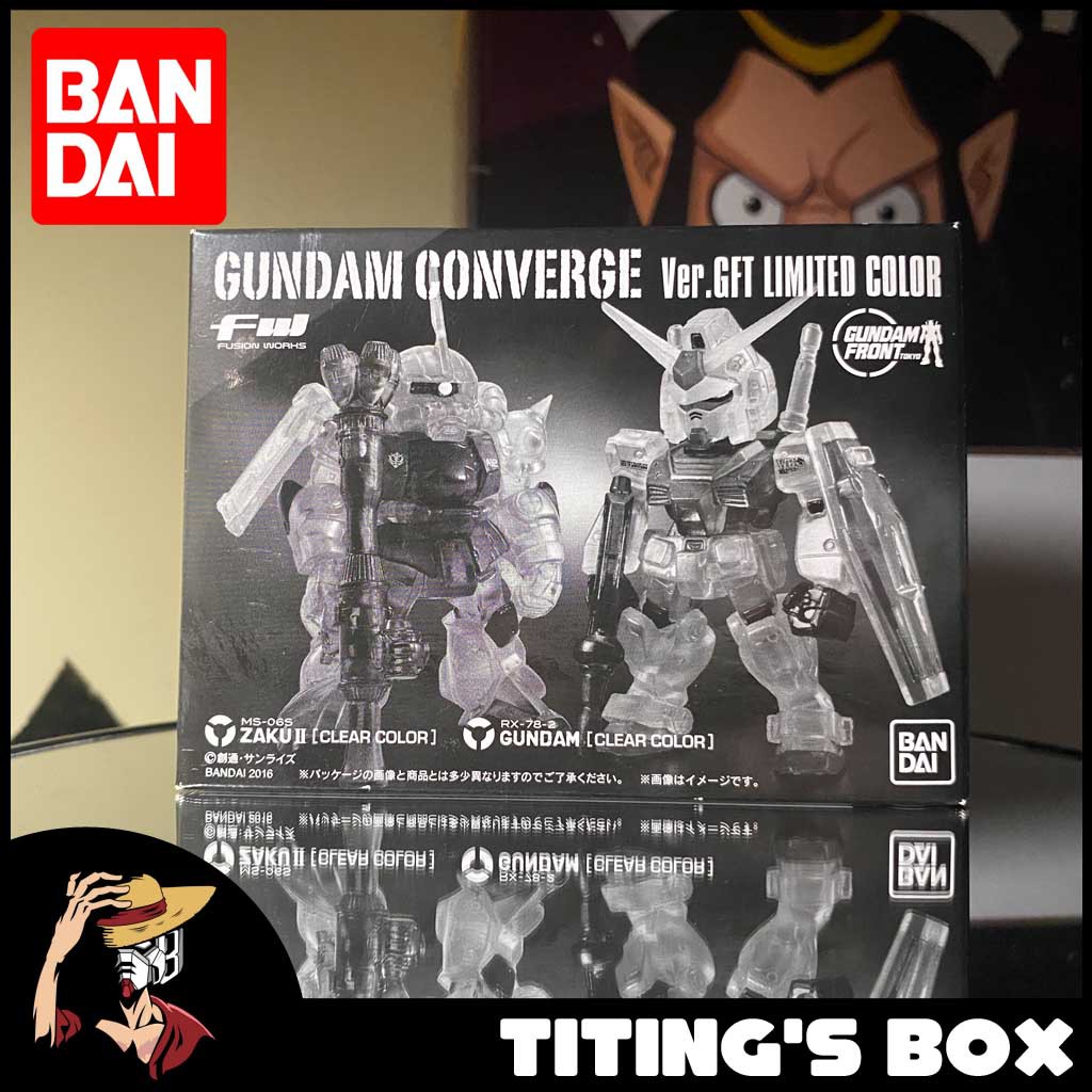 Gundam Converge Ver GFT. Limited Color (Clear) Zaku II & RX-78-2 | Shopee  Philippines