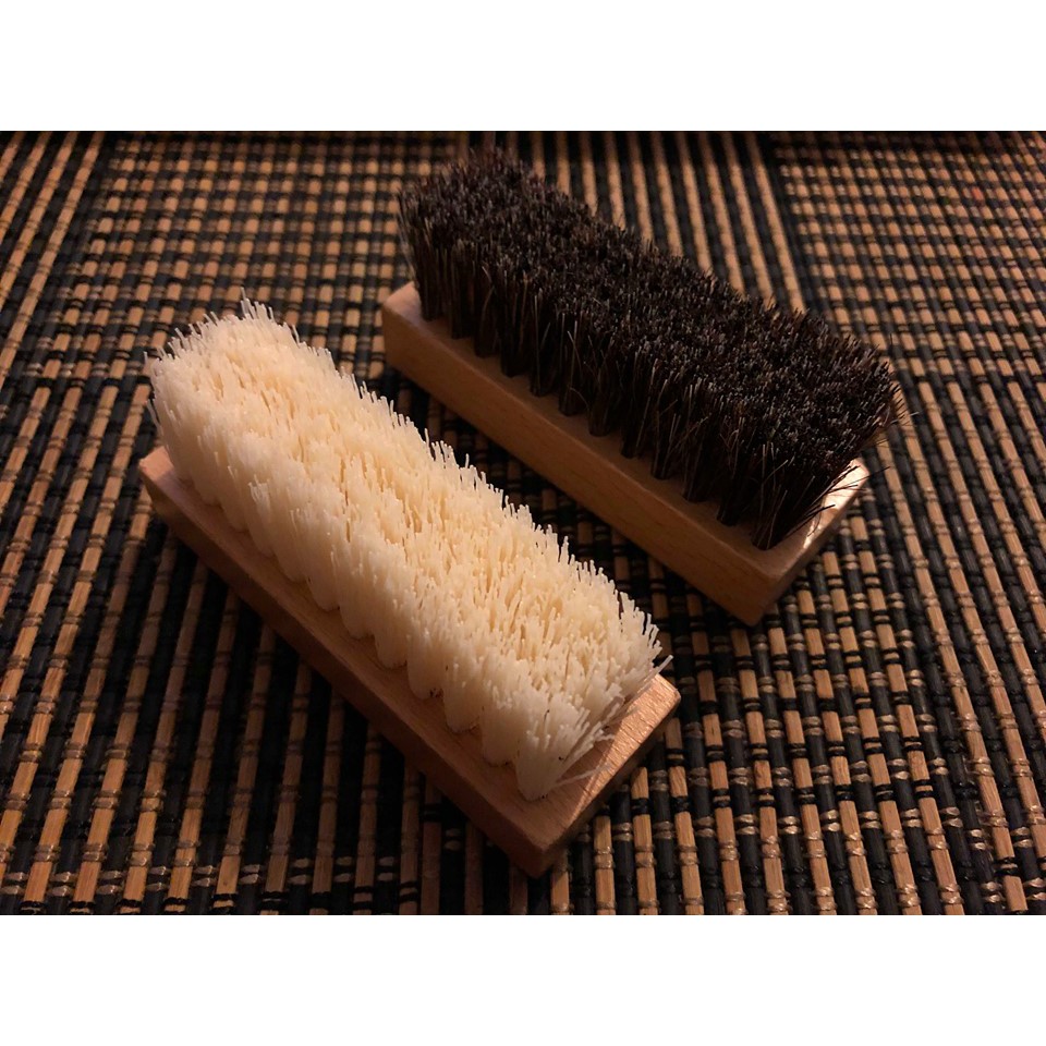 Hard bristle hot sale shoe brush