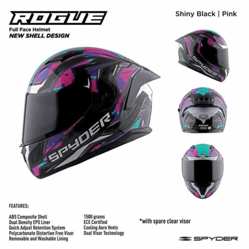 Spyder store helmet design