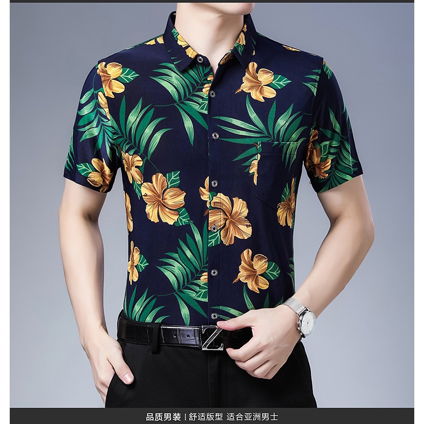 Polo shirt flower clearance design