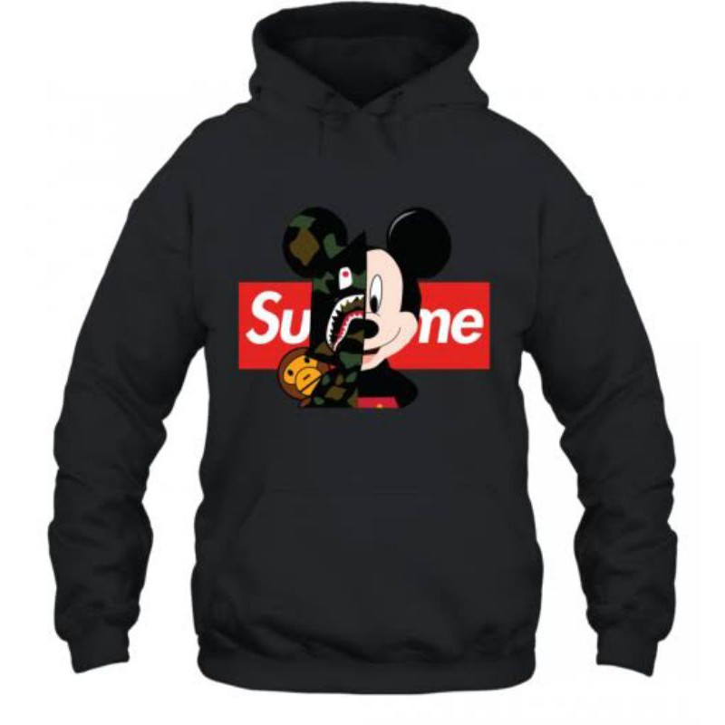 Supreme mickey clearance hoodie