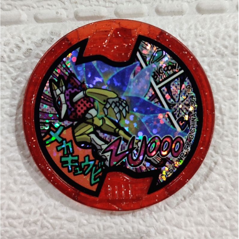 YoKai Watch Kyubi Medals Blue Holo Medal Japanese Yo-kai