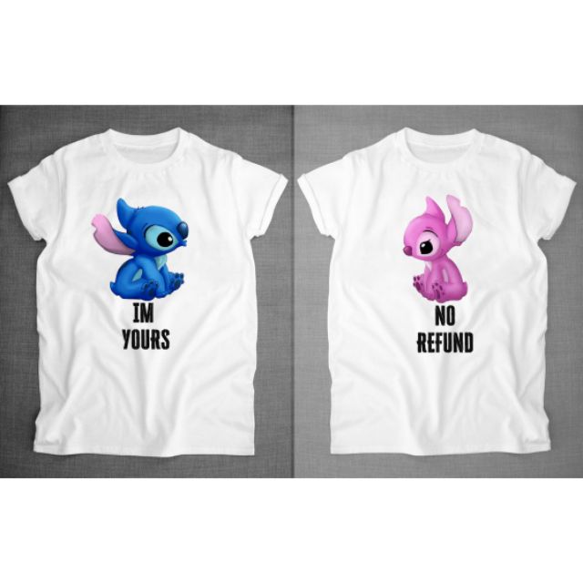 Lilo and cheap stitch couple shirts