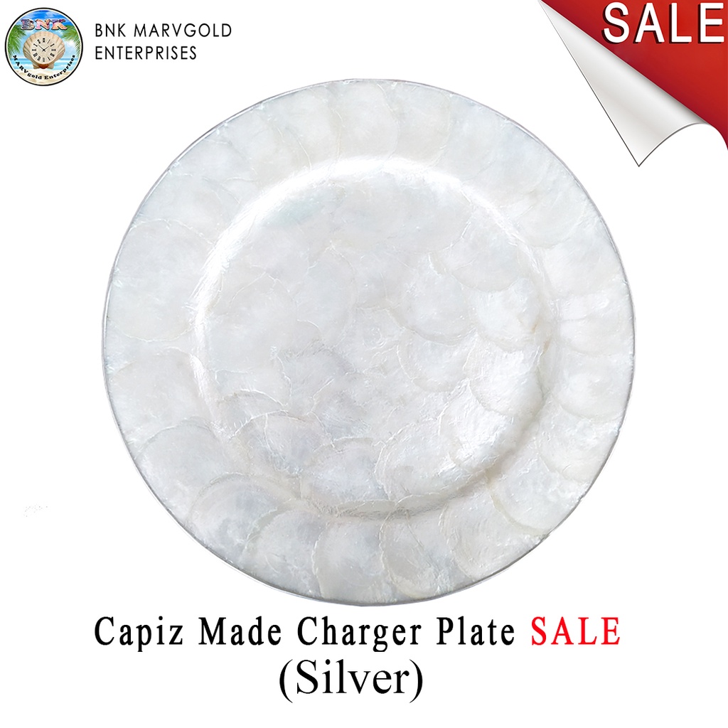 Silver charger plates outlet wholesale