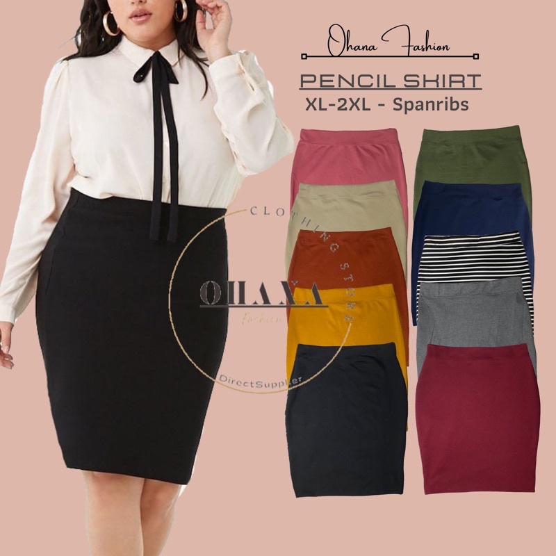 High waisted pencil skirt 2xl sale