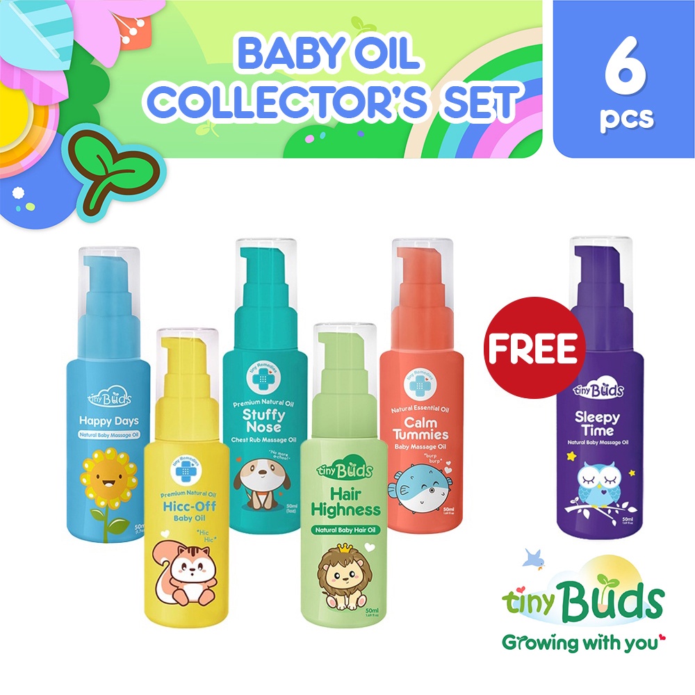 Tiny Buds Baby Oil Collector's Set | Shopee Philippines