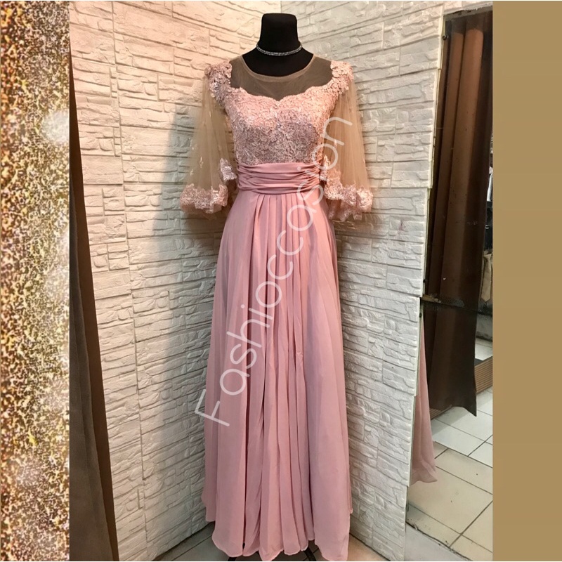 Long gown clearance for wedding sponsor