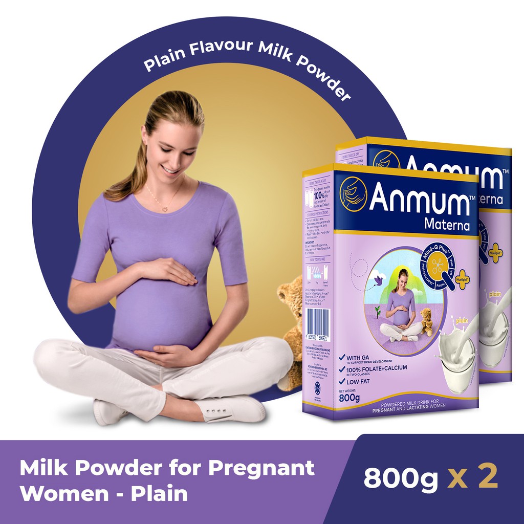 Anmum Materna Pregnancy Milk Powder Plain 800G x2 | Shopee Philippines