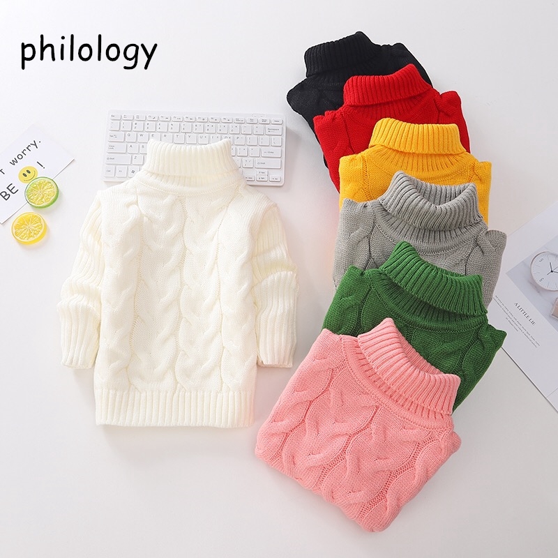 High neck sweater outlet for baby boy