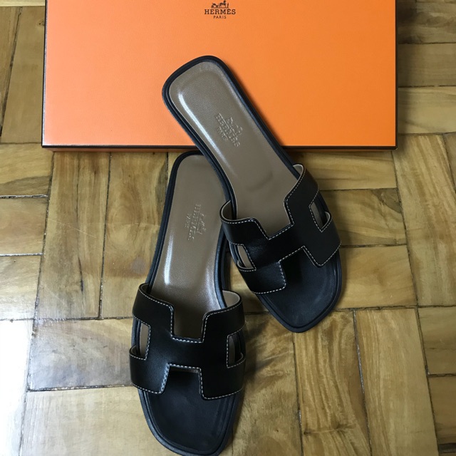 Authentic Hermes Oran Sandals Size 34 Shopee Philippines