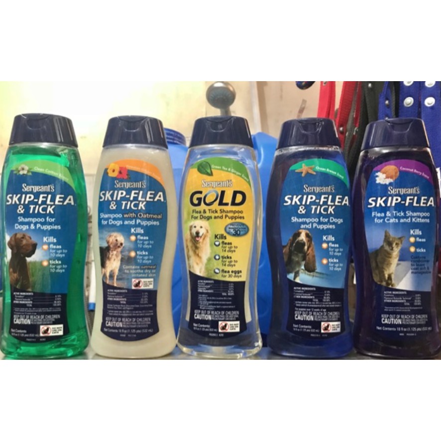 Sergeant's gold flea and tick outlet shampoo