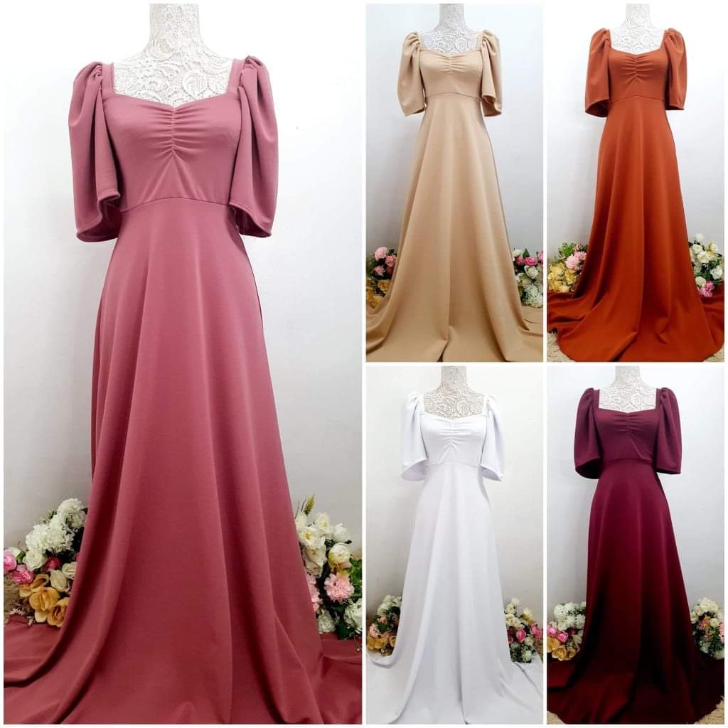 Filipiniana 2024 bridesmaid gown