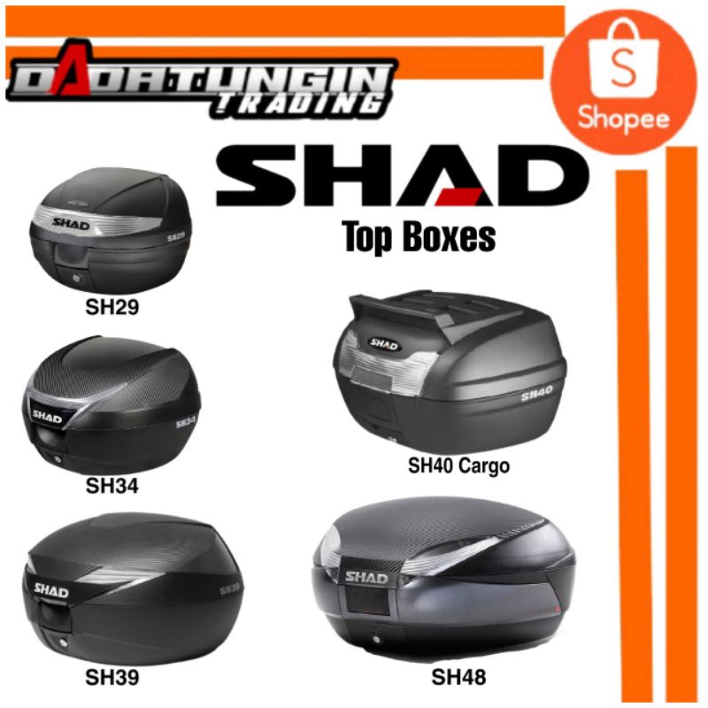 SHAD Top Boxes 29L to 48L