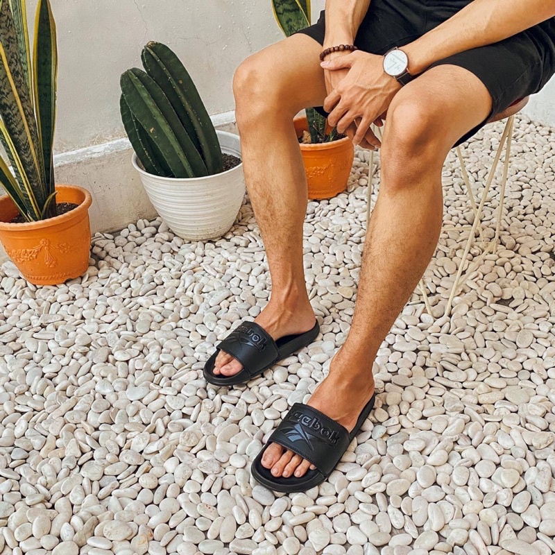 Reebok slide sandals sales