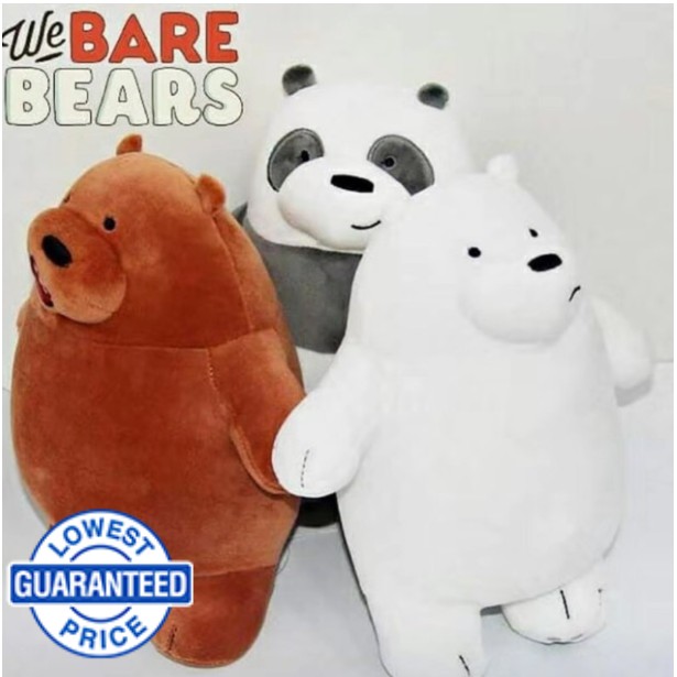 We bare bears on sale stuffed toy shopee