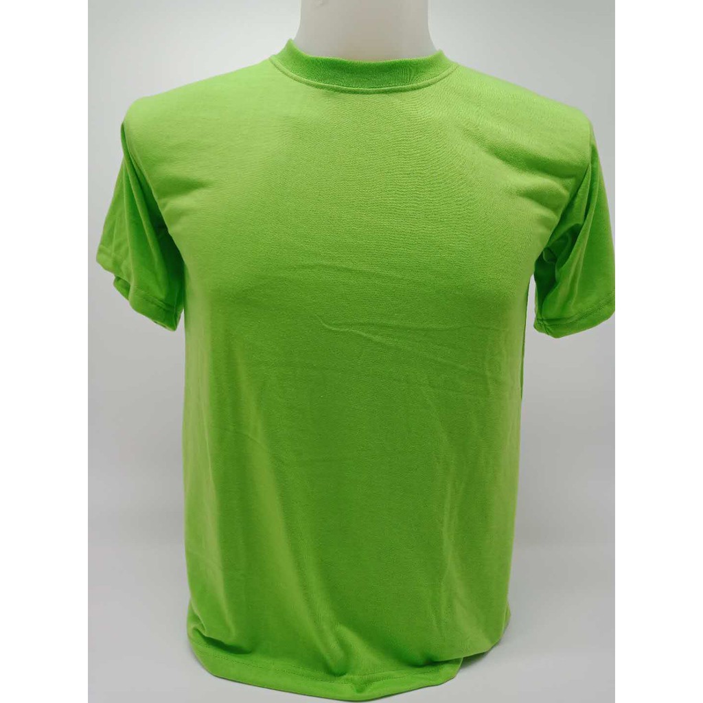 Innocence tshirt Men Women American size Plain Apple Green COLOR top men s apparel Crew neck Round