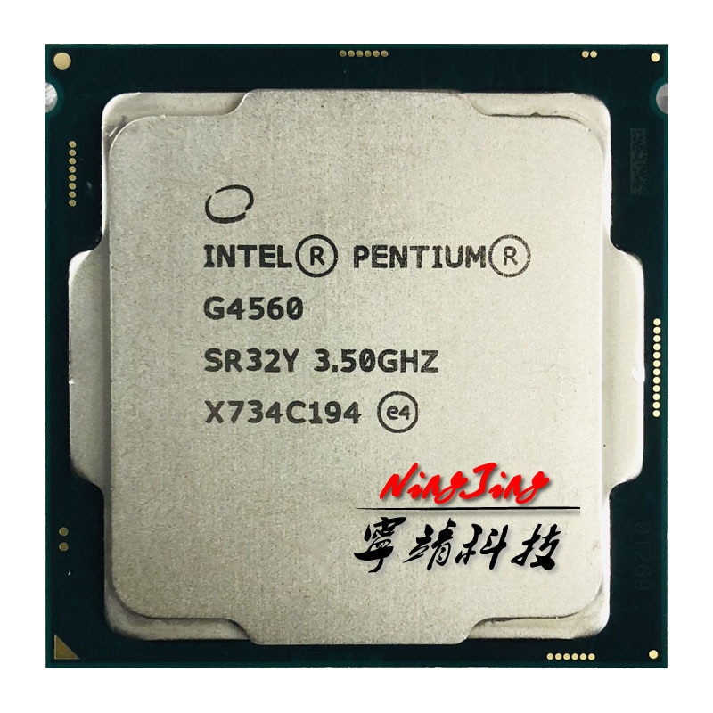 Intel Pentium G4560 3.5 GHz Dual-Core Quad-Thread 54W CPU