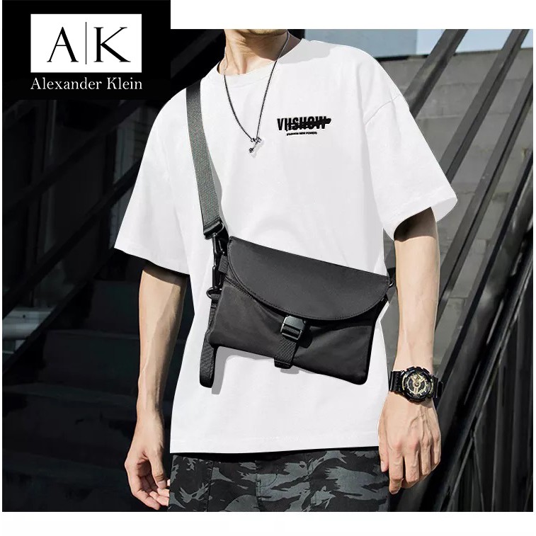 Fashion Simple Men's Small Chest Bag Messenger Bag Men's Korean