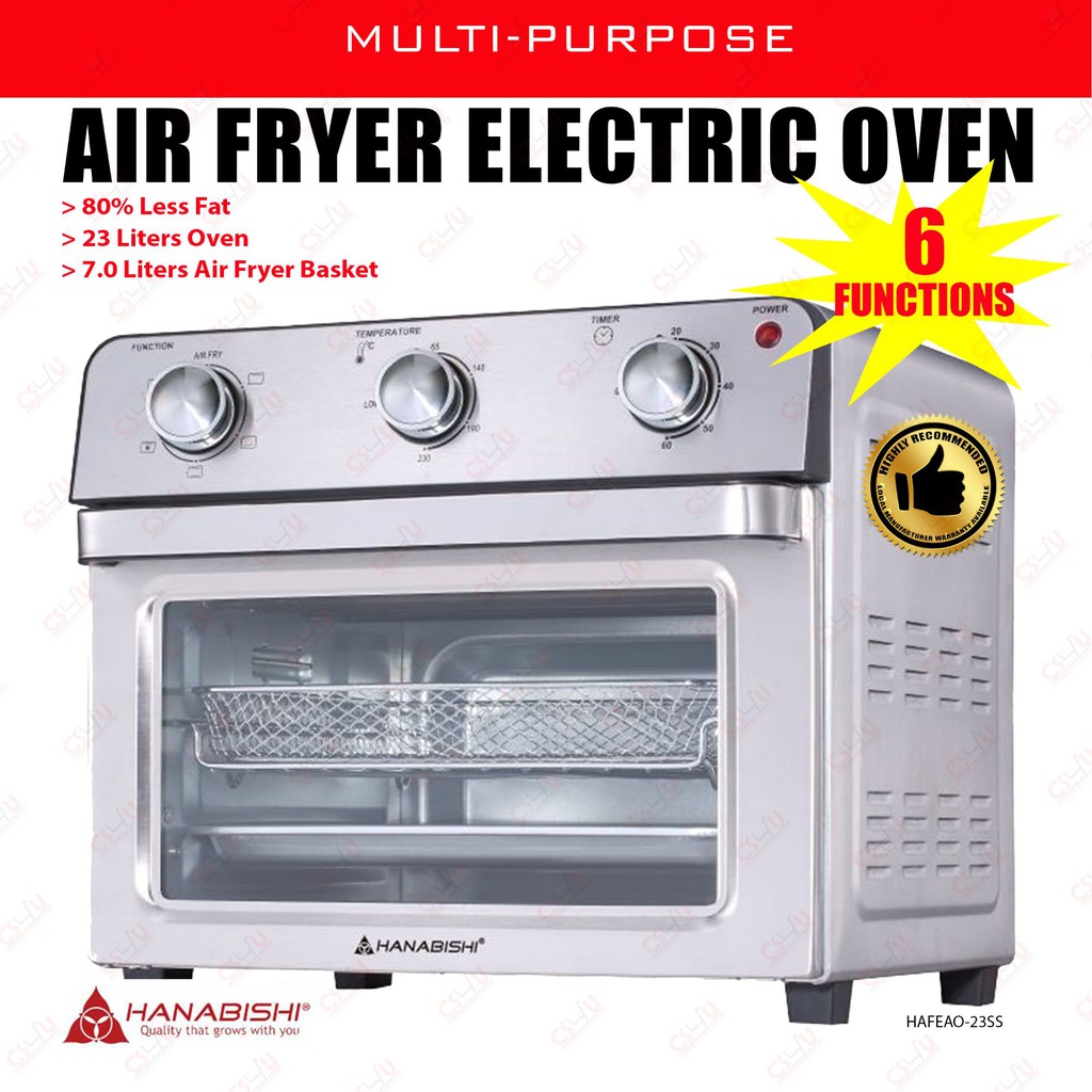 Hanabishi oven deals and air fryer