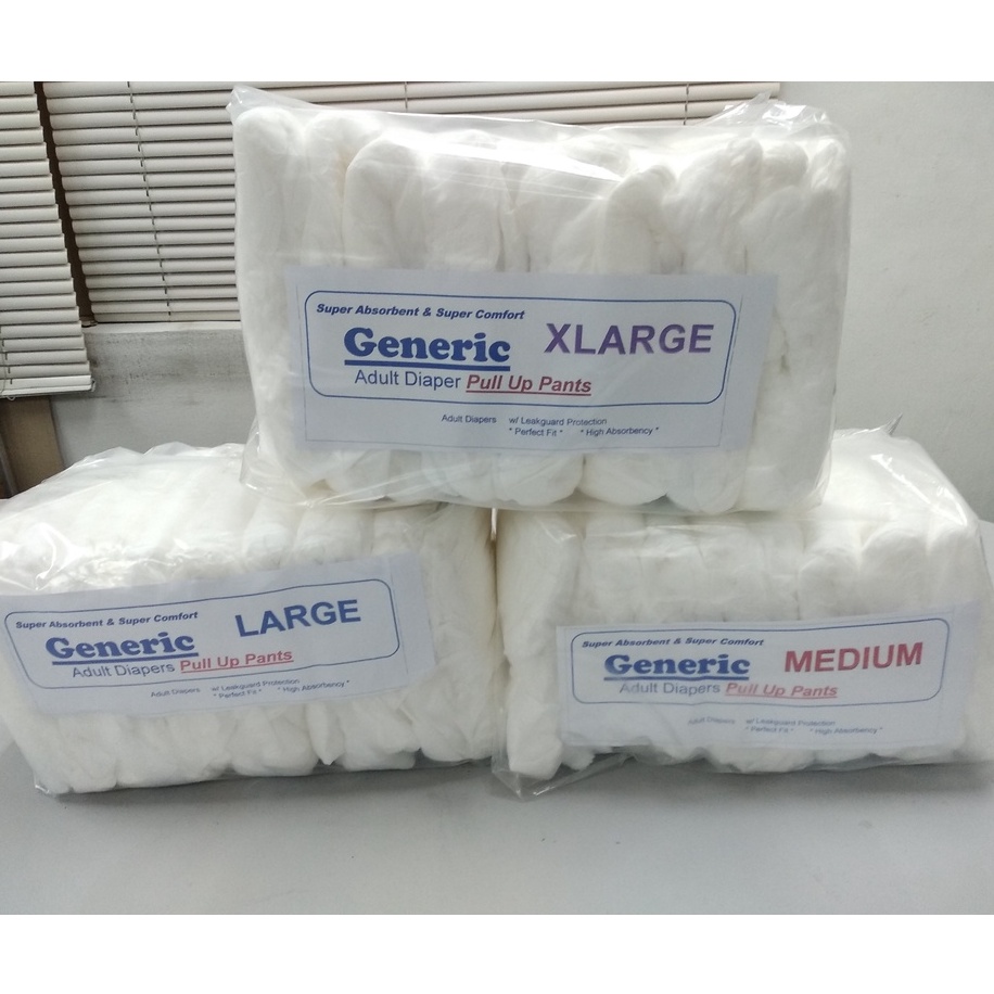 ADULT DIAPER Pull Up Pants Type x 1 (METRO CEBU ORDERS ONLY) – XalMeds