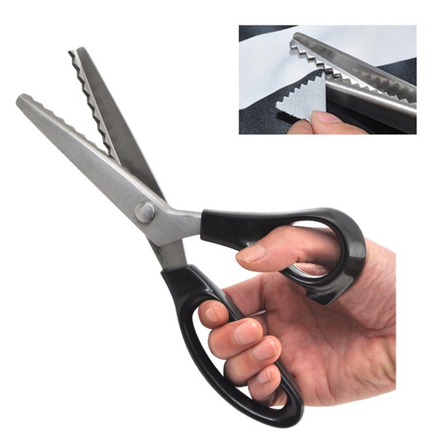 23.5cm 9inch Snip Scissor Fabric Cutting Shear Dressmaking Tailoring  Pinking Zig Zag Sewing Leather Craft Upholstery