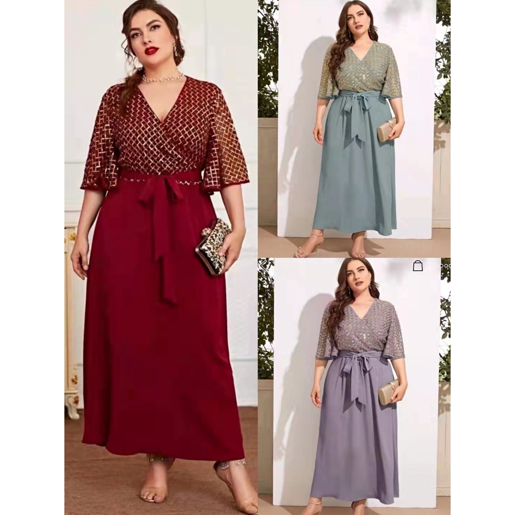 Shopee plus shop size dress