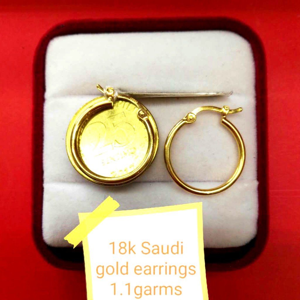 18k gold deals earrings price