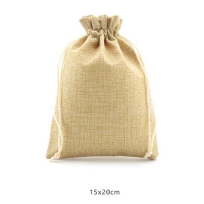 Vintage burlap coffee cheap bags