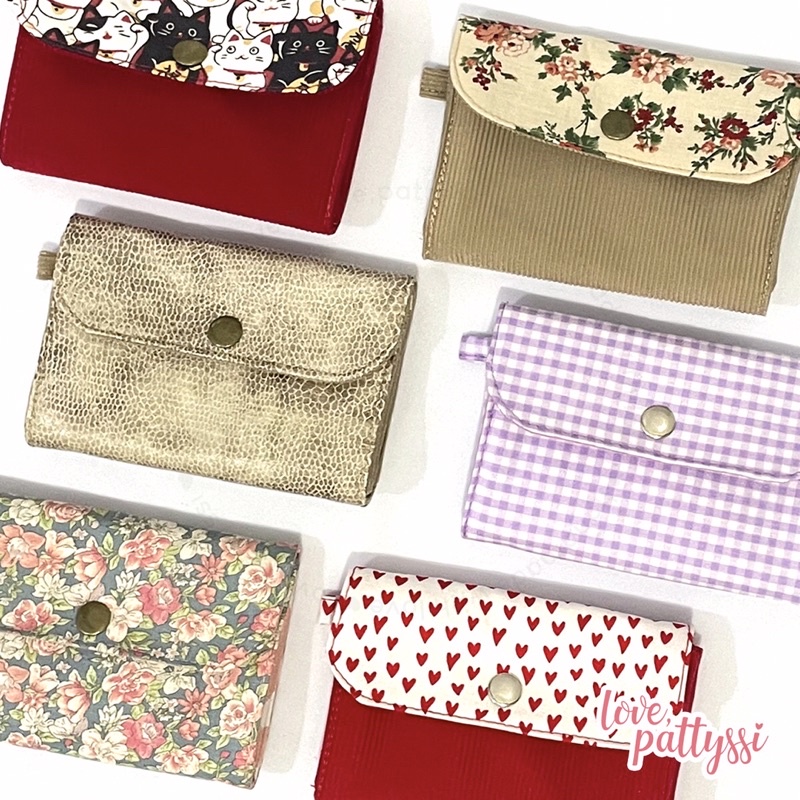 Fabric Wallet SET A Handmade by Love Pattyssi Shopee Philippines