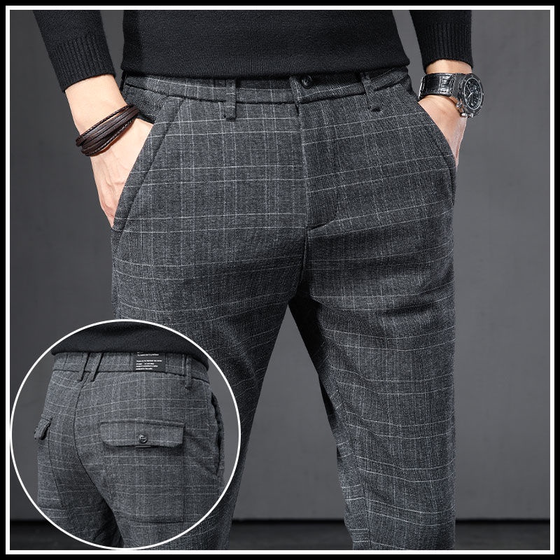 HUILISHI 6 COLOUR KOREAN CASUAL FASHION MEN SUIT PANTS