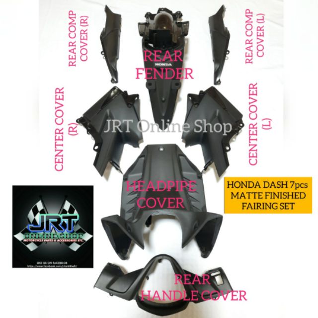 Honda Dash Matte Fairing Set Shopee Philippines