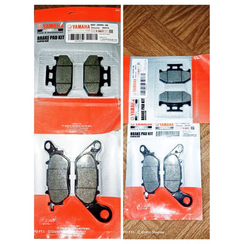 yamaha mt 15 brake pads price