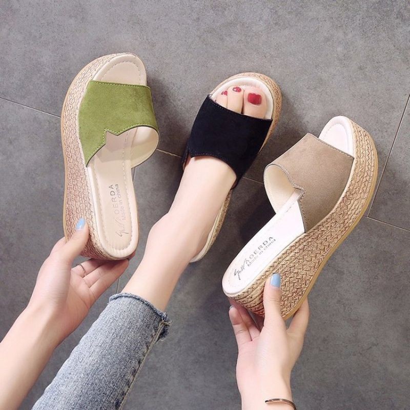 Sandal 2025 wedges shopee