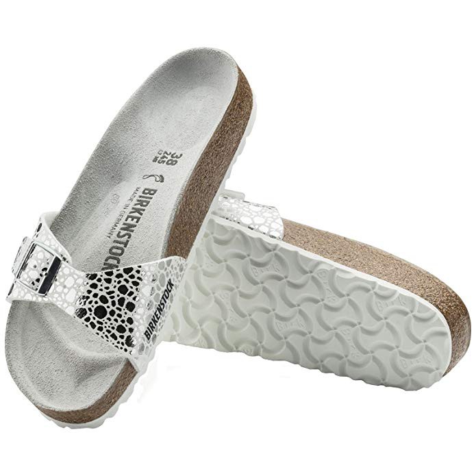 Birkenstock madrid metallic store stones silver