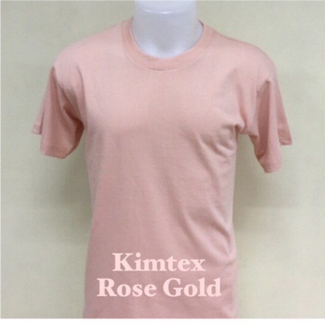 rose gold plain t shirt