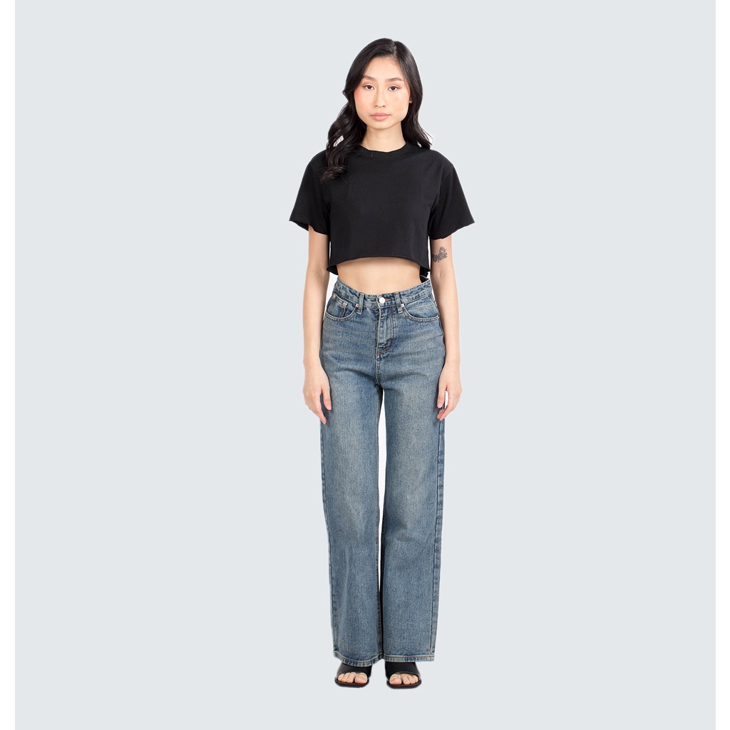 Piper Wide Leg Ripped Jeans – Mantou Clothing