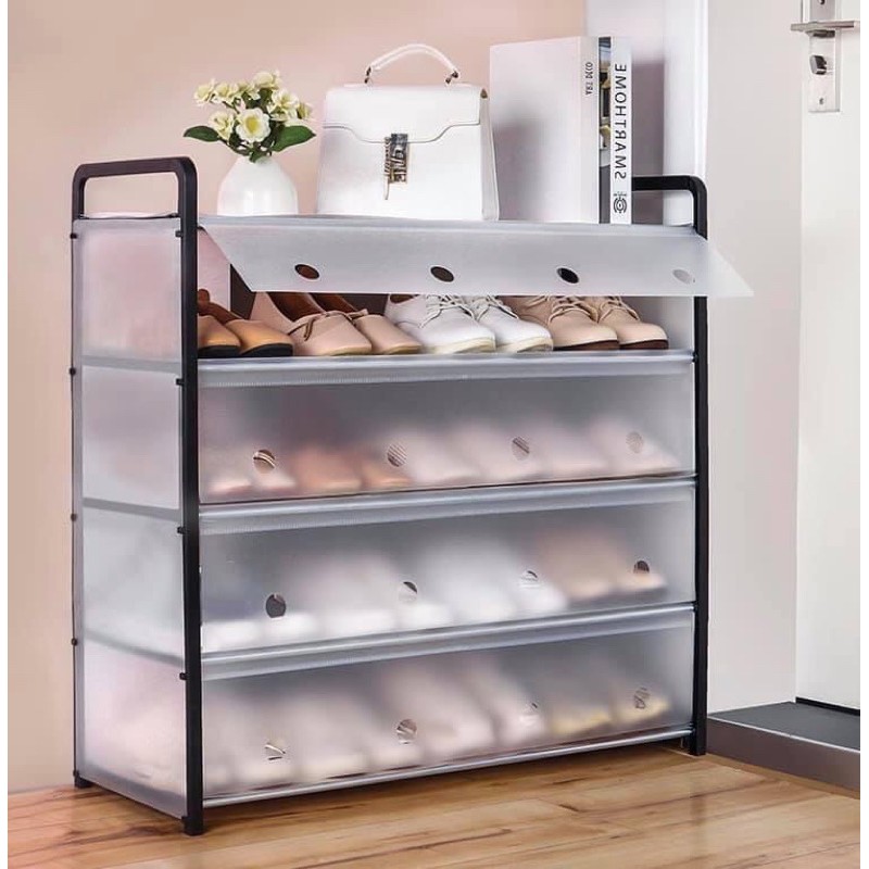 Shoe rack cover discount only 5 layer