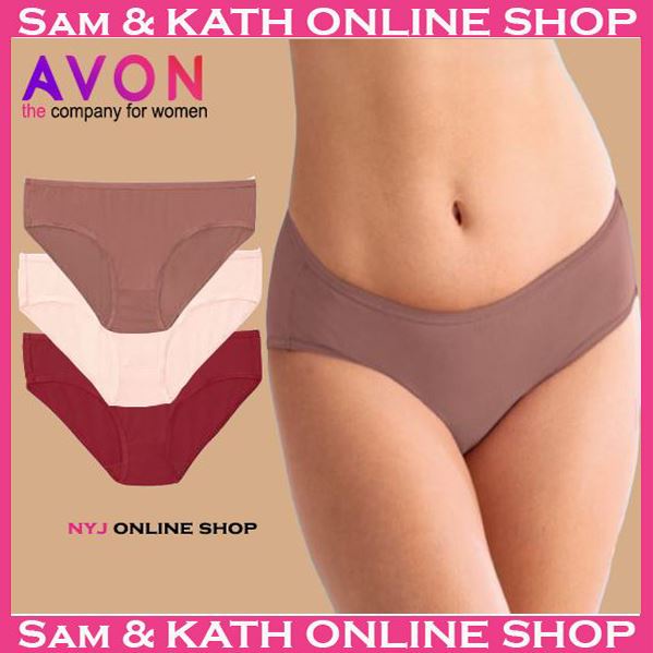 Avon BRITTANY 3-in-1 Brushed Microfiber panty Pack