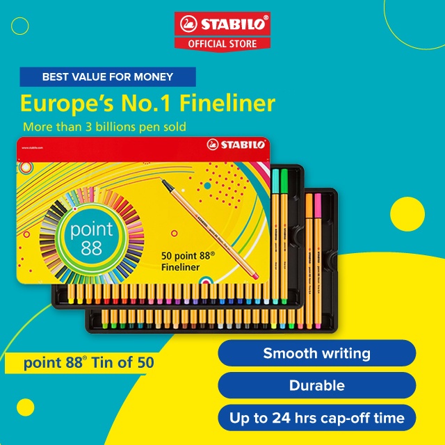 Point 88 Fineliner 50 pcs